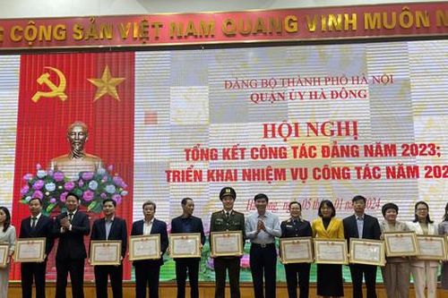 Hà Đông: Hoàn thành và hoàn thành vượt mức 27/28 chỉ tiêu năm 2023