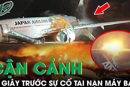 Cận cảnh hiện trường 40 giây trước vụ va chạm với máy bay không được phép vào đường băng