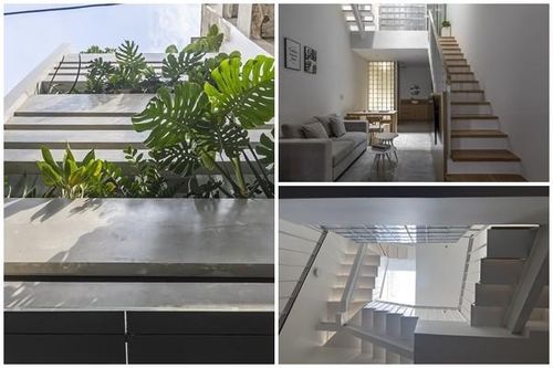 Mặt tiền chỉ 2,2m, nhà phố vẫn 'nổi bần bật' giữa Sài thành