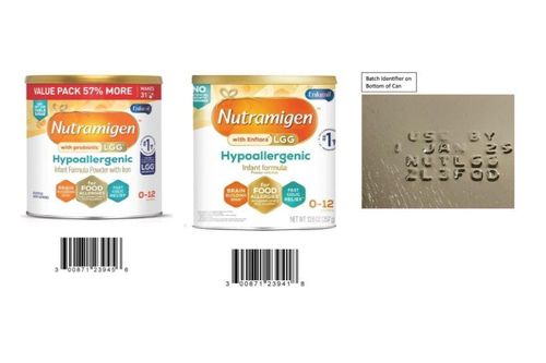 Lô sữa công thức Nutramigen bị thu hồi tại thị trường Mỹ: Cục An toàn thực phẩm thông tin