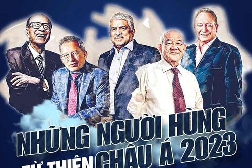 Những người hùng từ thiện châu Á