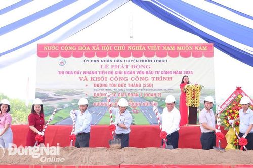 Khởi công 3 dự án giao thông hơn 2 ngàn tỷ đồng kết nối sân bay Long Thành, đường Vành đai 3 - TP.HCM và cảng Phước An