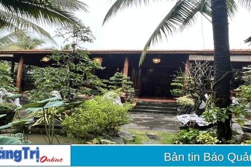 Ngôi nhà dừa độc đáo trên cù lao An Bình