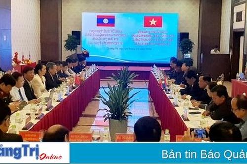 Hội đàm thường niên công tác biên giới 2 tỉnh Quảng Trị và Salavan