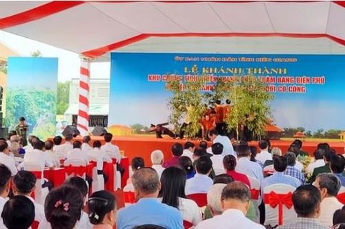 Kiên Giang: Khánh thành Khu chứng tích chiến tranh rừng tràm Bang Biện Phú, Đền thờ anh hùng liệt sĩ, người có công