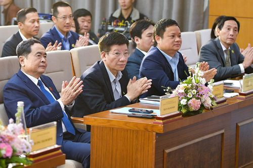Phó Chủ tịch Thường trực Quốc hội Trần Thanh Mẫn dự lễ kỷ niệm 9 năm Ngày phát sóng đầu tiên của Truyền hình Quốc hội Việt Nam