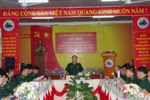 Đẩy mạnh công tác phối hợp triển khai nhiệm vụ trọng tâm đợt cao điểm trên tuyến biên giới Tây Ninh, Long An, Bình Phước