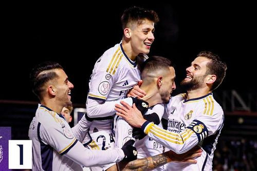 Real Madrid nhẹ nhàng lấy vé đi tiếp ở Cúp Nhà vua