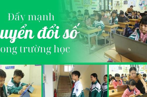 Đẩy mạnh chuyển đổi số trong trường học