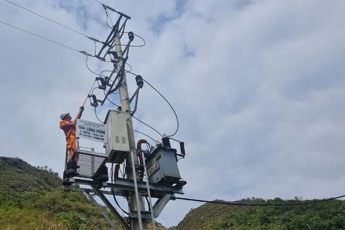 Tổng sản lượng điện thương phẩm 589,59 triệu kwh