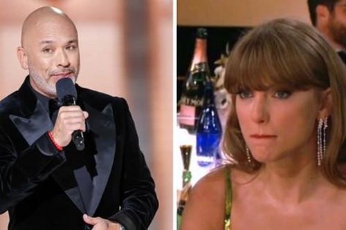 Ánh mắt lạnh như băng của Taylor Swift khi MC giải Quả Cầu Vàng pha trò kém duyên