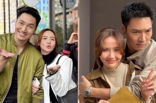 Khác hẳn các phim trước, Mạnh Trường nay cực thân với Huyền Lizzie ở hậu trường