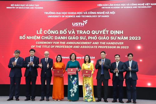 Trường đại học Khoa học và Công nghệ Hà Nội trao quyết định bổ nhiệm chức danh Giáo sư, Phó Giáo sư