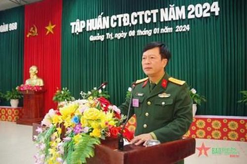 Sư đoàn 968 (Quân khu 4) khai mạc tập huấn công tác Đảng, công tác chính trị năm 2024