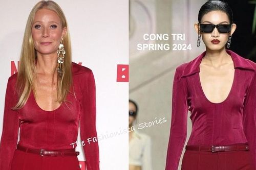 Ra mắt phim mới, nữ minh tinh Mỹ Gwyneth Paltrow chọn đầm của nhà mốt Việt