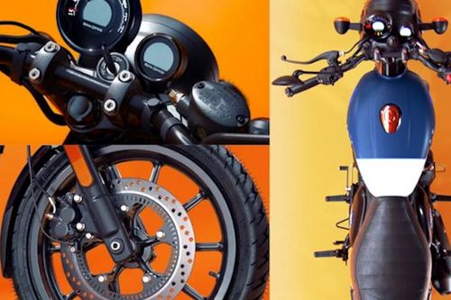 Hình ảnh mẫu xe cổ điển Royal Enfield Hunter 350 2024