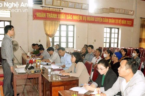 Huyện Yên Thành đối thoại với 14 hộ dân về giải phóng mặt bằng dự án nâng cấp Quốc lộ 7A