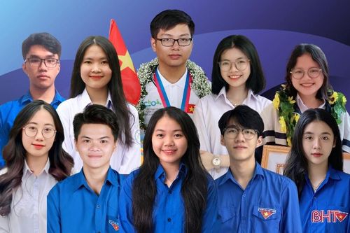 10 học sinh Hà Tĩnh đạt 'Học sinh 3 tốt', 'Học sinh 3 rèn luyện' cấp Trung ương