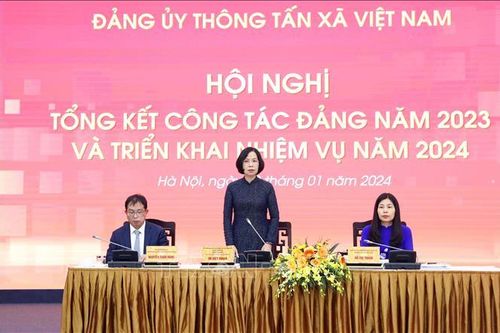 Đảng ủy Thông tấn xã Việt Nam triển khai nhiệm vụ năm 2024