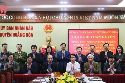 Hoằng Hóa phấn đấu thực hiện tốt 31 chỉ tiêu chủ yếu về kinh tế - xã hội, quốc phòng - an ninh năm 2024