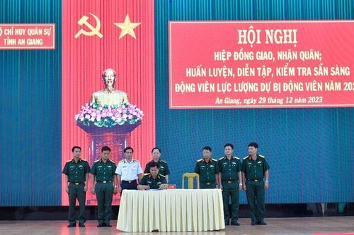 An Giang chuẩn bị chu đáo cho Ngày hội tòng quân năm 2024