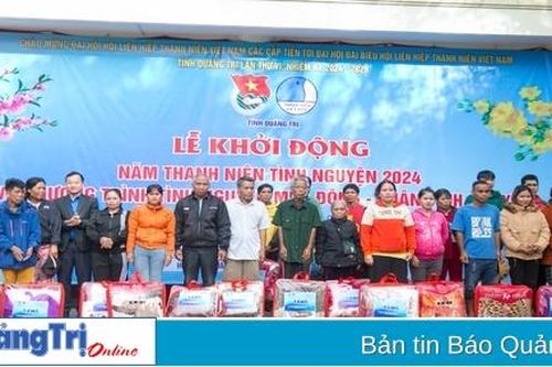 Khởi động Chương trình 'Tình nguyện mùa Đông và Xuân tình nguyện 2024'