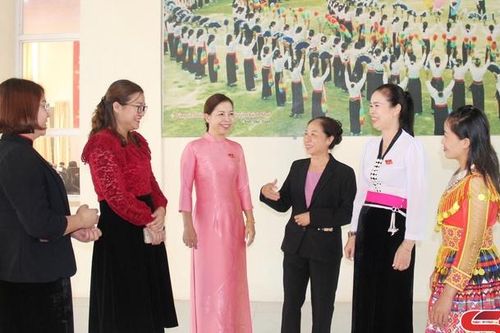 Quỳnh Nhai chú trọng bồi dưỡng, tạo nguồn cán bộ nữ