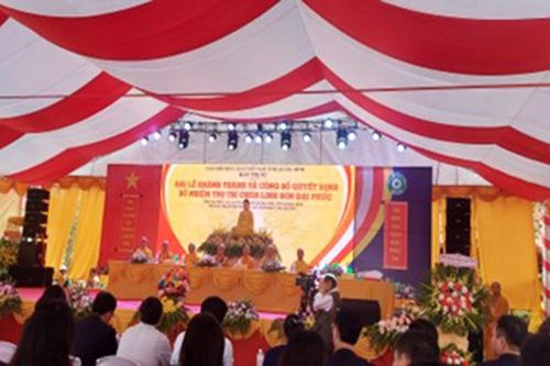 Giáo hội Phật giáo tỉnh Quảng Bình: Đại lễ khánh thành và bổ nhiệm trụ trì chùa Linh Sơn Đại Phúc