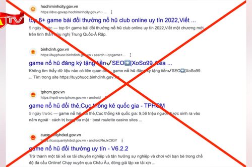 Cảnh báo thủ đoạn tấn công chèn backlink trên trang thông tin điện tử của cơ quan Nhà nước