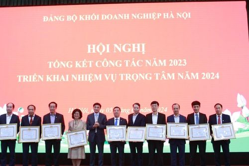 HANEL và lãnh đạo HANEL được nhận Bằng khen của Thành ủy Hà Nội