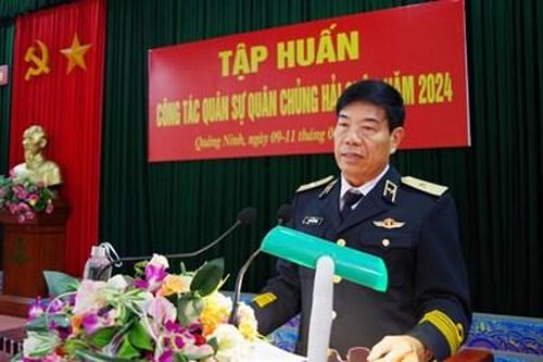 Khai mạc tập huấn công tác quân sự Quân chủng Hải quân năm 2024