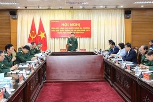 Quân khu 1: Trung tướng Nguyễn Hồng Thái chủ trì Hội nghị tổng kết công tác quốc phòng địa phương
