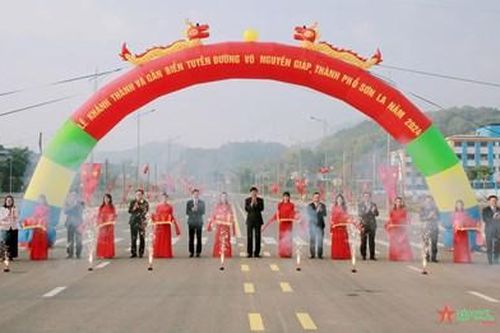 Thành phố Sơn La có tuyến đường mang tên Đại tướng Võ Nguyên Giáp