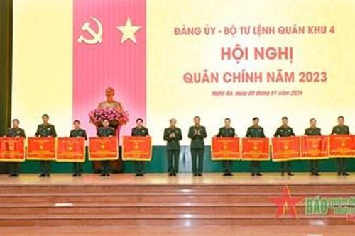 Quân khu 4 hoàn thành tốt nhiệm vụ quân sự, quốc phòng, công tác Đảng năm 2023