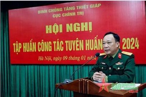 Binh chủng Tăng thiết giáp: Hội nghị tập huấn công tác tuyên huấn năm 2024