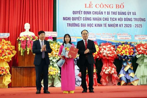 PGS.TS Võ Thị Thúy Anh giữ chức Chủ tịch Hội đồng Trường Đại học Kinh tế Đà Nẵng