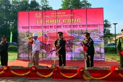 Xây dựng Nhà tưởng niệm Chủ tịch Hồ Chí Minh tại khuôn viên Công an tỉnh Quảng Trị