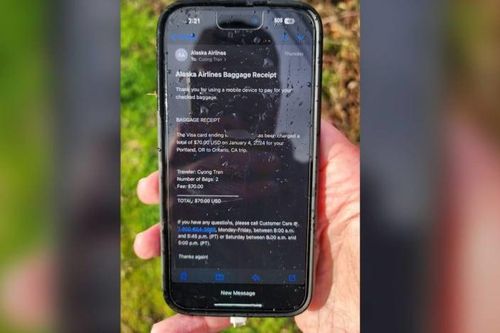 Chiếc iPhone vẫn hoạt động sau cú rơi 5000 mét từ chuyến bay của Alaska Airlines