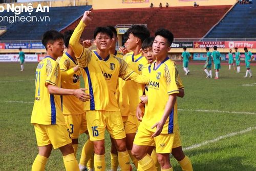 U19 Sông Lam Nghệ An thắng đậm trước U19 Sông Trà Quảng Ngãi