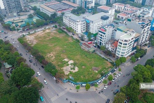 Hà Nội: Cận cảnh lô 'đất vàng' 4 mặt tiền bị yêu cầu thanh tra