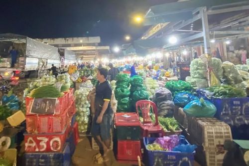 TP. Hồ Chí Minh: Hàng hóa Tết tấp nập đổ về các chợ