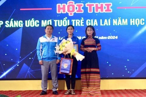 Đoàn trường THPT Nguyễn Thị Minh Khai đạt giải nhất Hội thi Thắp sáng ước mơ tuổi trẻ Gia Lai
