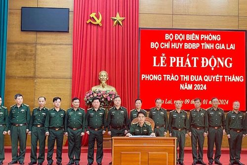 Bộ Chỉ huy Bộ đội Biên phòng tỉnh Gia Lai phát động thi đua năm 2024