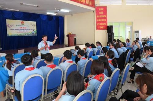 Tập huấn kỹ năng, nghiệp vụ công tác đội cho các giáo viên Tổng phụ trách Đội, đội viên