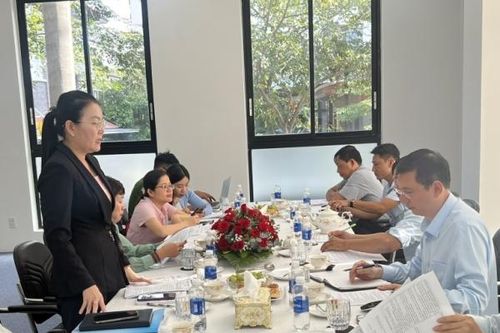 Đoàn giám sát của HĐND tỉnh khảo sát thực tế tại Chung cư CT9 Khu đô thị Vĩnh Điềm Trung