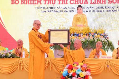 Quảng Bình: Lễ khánh thành và công bố quyết định bổ nhiệm trụ trì chùa Linh Sơn Đại Phúc