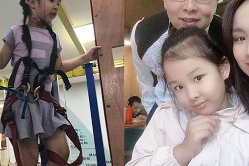 Ảnh hiếm hoi của con gái Hoa hậu Thùy Lâm, lộ nhan sắc mỹ nhân tương lai