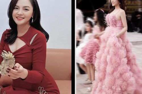Thu Quỳnh diện váy bồng bềnh, fan tròn mắt không nhận ra sắc vóc 'mẹ bầu'