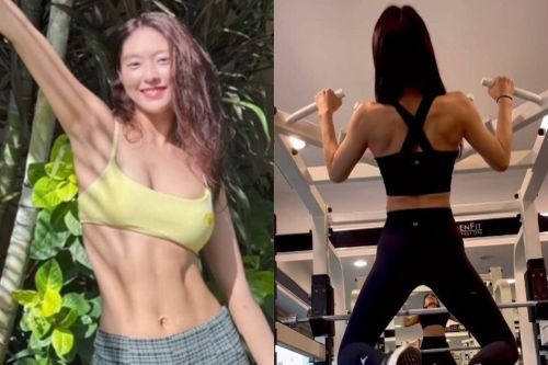 Cơ bắp săn chắc của Seolhyun