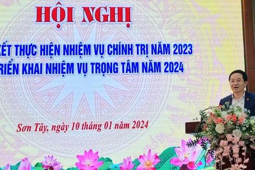 Sơn Tây phấn đấu hoàn thành 17 chỉ tiêu trong năm 2024